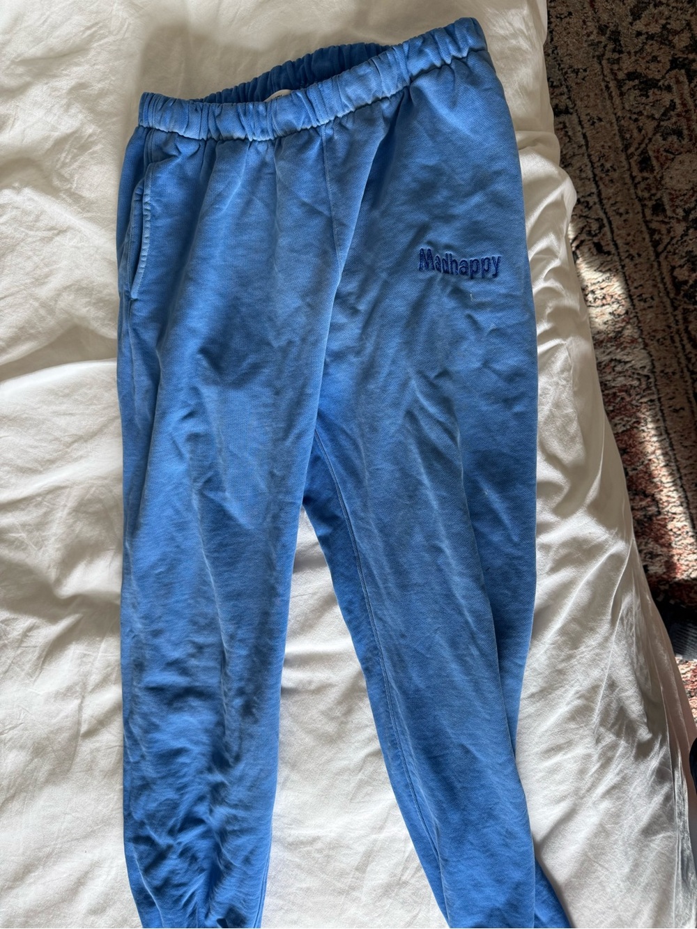 Blue 'Madhappy' women’s heavyweight Jogger sweatpants